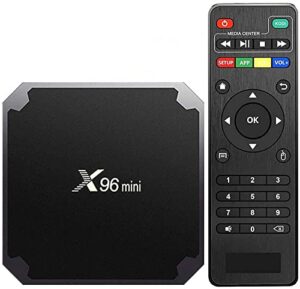amgur x96 mini android 7.1 tv box amlogic s905w quad core 1gb/8gb smart tv box wifi 4k ultra hd ott box bluetooth h.265 hevc hdmi streaming media player
