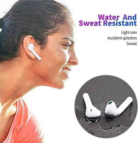 Wireless Earbuds Bluetooth 5.3 Headphones Noise Cancelling Air Buds Pods 3D Stereo Ear pods in-Ear Ear Buds Built-in Mic IPX7 Waterproof Earphones Sport Headsets for airpod Case/iPhone/Samsung/Google