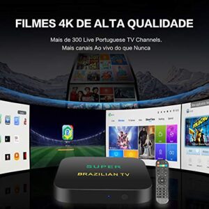 2023 Brazil IPTV Super Box with HDMI 2GB+16GB Quad cores 6K Video Supported OTA Upgraded H.265 USB 2.0/3.0