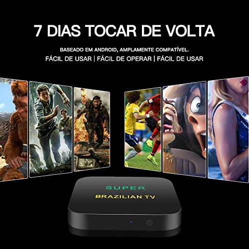 2023 Brazil IPTV Super Box with HDMI 2GB+16GB Quad cores 6K Video Supported OTA Upgraded H.265 USB 2.0/3.0