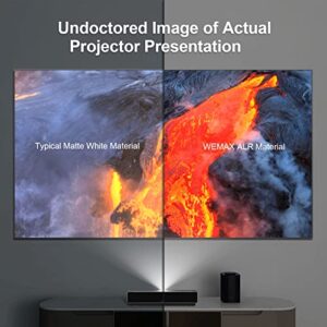 WEMAX PSA01 UST Projector Screen, 100-inch Ambient Light Rejecting ALR Projection Screen for Ultra Short Throw Projection, Fixed Frame Screen for Nova Support Other Brands UST Projectors