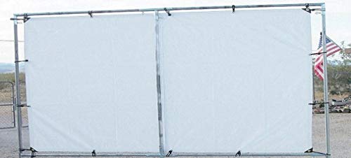 10' x 20' Outdoor Hanging Home Theater Portable Projection Movie Screen Kit 1" Fittings ~ Pipe NOT Included