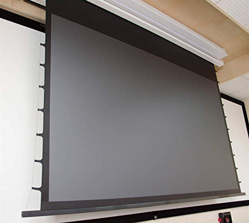 FMOGE 16:9 4k Motorized Tensioned Projector Screen Black Crystal ALR Projection Screen for Your Home Theater (Size : 133 inch)