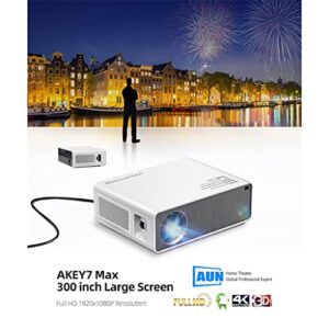 GXBPY Led Projector Full Videoprojecteur 7500 Lumens Projektor 4k Video Beamer Mobile Phone Projetcor for Home Cinema