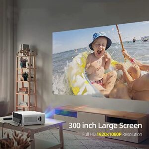 GXBPY Led Projector Full Videoprojecteur 7500 Lumens Projektor 4k Video Beamer Mobile Phone Projetcor for Home Cinema