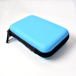 ekylin strong carrying case for mini projector and accessories portable mobile protection (blue)
