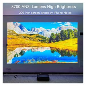 4K Projector Home Theater 3D Smart Android (Color : Add 100inch ALR)