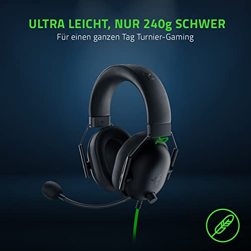 Razer BlackShark V2 - USB Soundcard , Esports Gaming Headset, 50mm Driver Cable, Noise Reduction, for PC, Mac, PS4, Xbox One and Switch