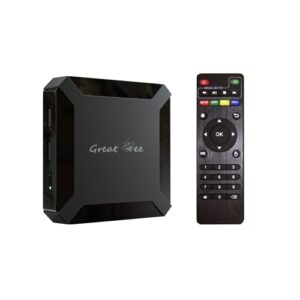 Great Bee Best Arabic TV for IPTV Free for Life Android 10.0 Arab Set-top Boxes Quad Core 1G 8G Smart TV Boxأفضل صندوق تلفزيون عربي