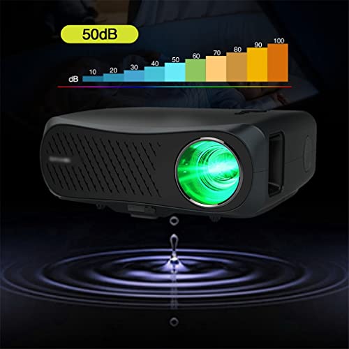 DROOS Beam Projector Video Led Wireless 4K Resolution Home Theater Full 1080P Projector (Color : A12AB, Size : 322 * 280 * 132mm) (projectors)