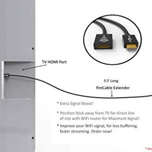 fireCable HDMI Extender for Roku Streaming Stick, Faster Streaming Less Buffering