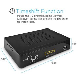 Digital Converter, Ematic Digital TV Converter Box with Recording, Playback, & Parental Controls [ AT103B ]