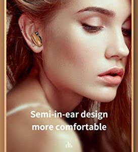 Bluetooth Headphones True Wireless Earbuds 48Hrs Playtime with Wireless Charging Case LED Power Display Wireless & Type-C Charging Waterproof in-Ear TWS Earphones for Phone Computer Laptop Sports