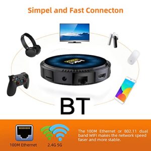 Xilibod Android 11 TV Box 2GB RAM 16GB ROM S905W2 Quad Core CPU G31 MP2 GPU H.265 Decoding 2.4G/5G WiFi Support BT 100M DLAN Smart TV Box - Model No.: HK1RBOX-W2 2GB 16GB