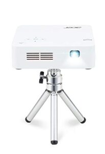 acer c202i fwvga (854 x 480) led 300 ansi lumens, 16: 9 aspect ratio portable wireless projector with tripod