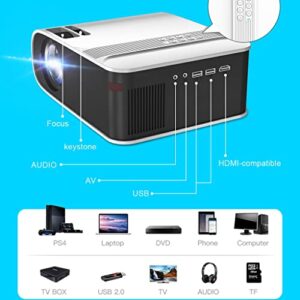 GPPZM W32 Mini Projector Full Hd 1080p Android 10 Support 4k Decoding Video Projector Led Beamer Home Theater for Phone Cinema (Size : Mirror Version)