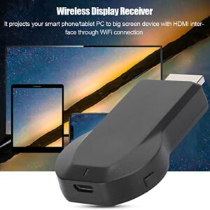 Ejoyous HDMI Display Dongle, Wireless WiFi Display Dongle Adapter, 2.4GHz Wireless WiFi 1080P HDMI Output TV Mobile Screen Mirroring Receiver Adapter, Support for Airplay Miracast DLNA