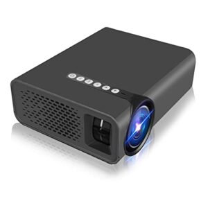 SamFansar Portable Projector SD-Card Slot 1080P Clear Image Portable Projector Easy Operation Remote Control AU Plug