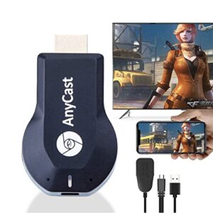 4k hdmi wireless wifi display dongle adapter, 2.4g wireless screen share display receiver, support ios/android/windows/mac/pc/macos to tv/projector/monitor, miracast, dlna, airplay
