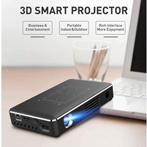 Feilx Mini Projector 2022 Upgraded Portable Video-Projector,Smart 3D Projector WiFi Bluetooth Support 4k Full HD Home Projector Portable Projector