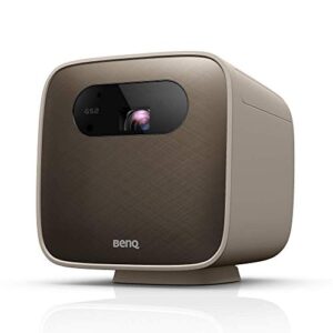 benq gs2 wireless mini portable projector for outdoor use | ipx2 splash & drop resistant | google cast & airplay | bluetooth speaker | wifi | smart tv app | hdmi | usb-c (renewed)