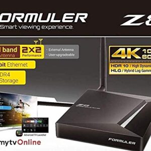 FORMULER Z8 Android Dual Band 5G Gigabit LAN 2GB RAM 16GB ROM 4K Smart Learning Remote with IR