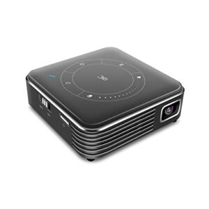 feilx mini projector 2022 upgraded portable video-projector,3d hd portable micro wifi bluetooth dlp mobile led projector home theater support 4k