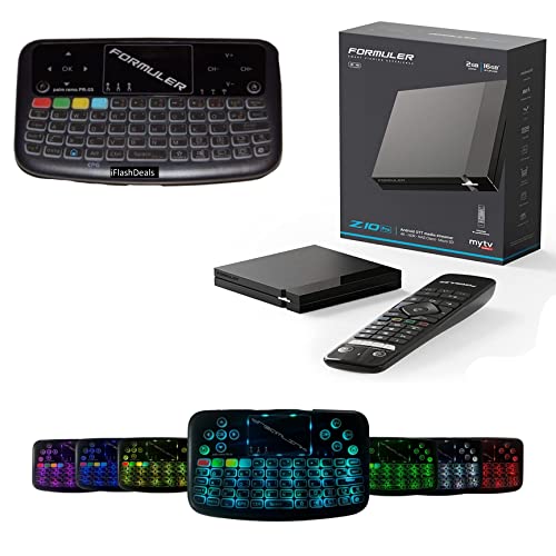 Dreamlink/Formuler Formuler Z10 Pro Android 10 Dual Band 5G LAN 2GB Ram 16GB ROM 4K Extra 7 Colours Wireless Keyboard Black