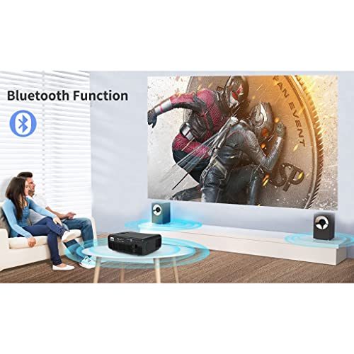 KXDFDC Home Projector Video Movie Beamer System Full 1080P Native Resolution Home Theater Projector