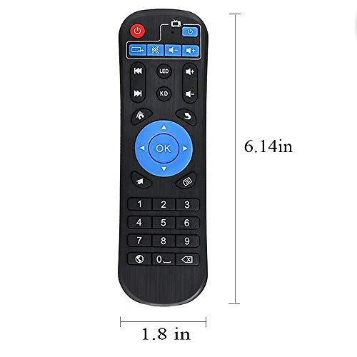 Amiroko Replacement Remote Control for T95Z Plus, T95K Pro, T95V Pro, T95U Pro, T95W Pro, Q Box Amlogic S912 Android TV Box IPTV Media Player