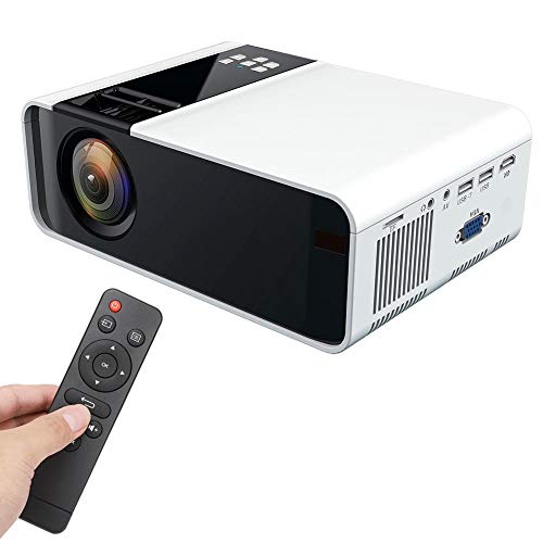 Mini Projector, 4K 1080P WiFi LED Smart Projector Support HDMI, USB, TF, VGA, AV, Bluetooth Home Theater Media Video Projectors for Smartphone, PC, TV Box, Laptop, PS4, etc.(us)