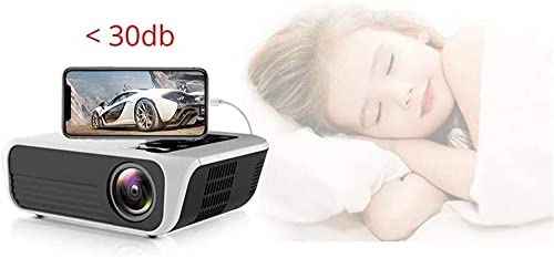 LJJSMG Projectors Movie Projector Portable Projector Projector1080p,Mini Projectors Home,20000Hours Lamp Life,3000Lumens Projector,Suitable for Home Theater Movies and Outdoor Projectors