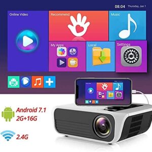 LJJSMG Projectors Movie Projector Portable Projector Projector1080p,Mini Projectors Home,20000Hours Lamp Life,3000Lumens Projector,Suitable for Home Theater Movies and Outdoor Projectors