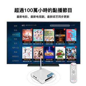 Chinese TV Box New Year Gift 2023 New version粤语普通话 TV Box 2GB+16GB 4K+6K 2.4G/5.8G WiFi 2.0/3.0 USB 普通话粤语英语闽南语等火热视频多种语言在线观看