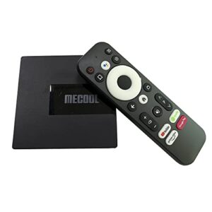 mecool km7 atv google certified android 11 tv box ram 4gb rom 64gb amlogic s905y4 androidtv prime video supported av1 4k hdr h.265 media player with i8 keyboard