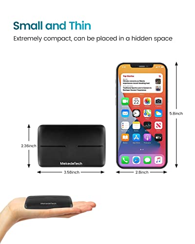 MekedeTech Wireless Carplay Adapter,Built-in HDMI Magic Box Carplay, 4+64G Android 10 Multimedia Video Box for OEM Wired CarPlay Cars Model Year After 2016 Support Netflix,Android Auto