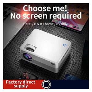 Mini Projector WiFi Projector 2K 4K Supports Native 720P Home Theater LCD Video Laser Full HD Laser Projector (Color : Android Version, Size : UK Plug)