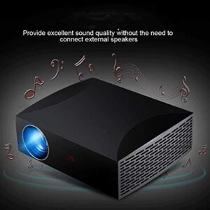 NIZYH HD 4K Projector Office HD Mobile Conference Wall Watching Movie Home Theater Projector