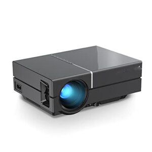 nizyh k8 mini led video portable 1080p 150inch home theater digital projector for 3d 4k cinema (color : k8)