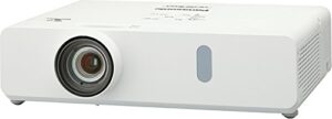 panasonic pt-vx410zu portable xga lcd projector, 4200 ansi lumens, 4000:1 contrast ratio, 1.6x zoom lens, resolution xga 1024 x 768, aspect ratio 4:3, built-in speaker and mic input