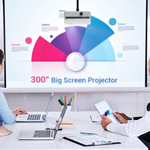 YFQHDD 630/630W Full Projector, Small Home Office Portable 1080P Home Theater Sync Screen ( Color : Upgrade )