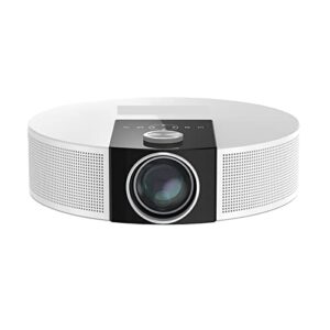 projector 2.4g 5g wifi full hd native 1080p projector 4k video led bluetooth projector for home theater projector (color : white q10, size : us plug)