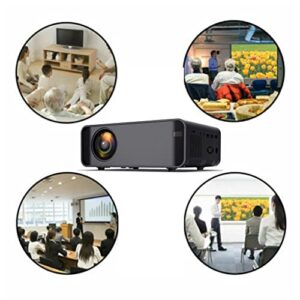 n/a Black Portable Projector High Definition Mobile Phone Wireless Same Screen Projector Home Theater Projector