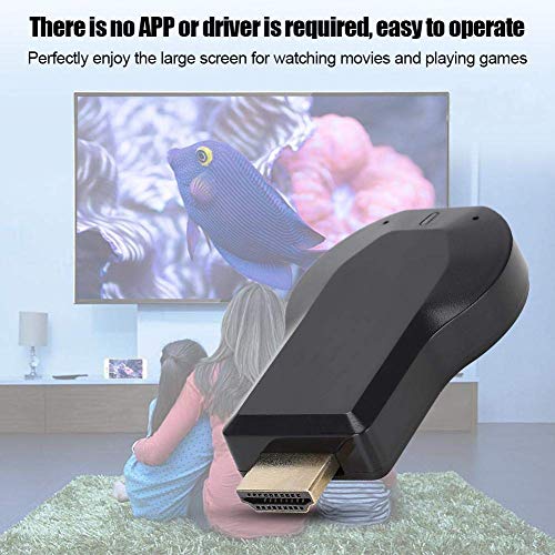 Ciglow Wireless Display Dongle, 1080P WiFi HDMI TV Wireless Display Receiver Dongle Adapter Support Airplay Miracast DLNA for HDTV, Monitor, Projector, etc.