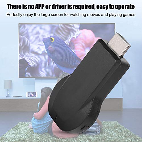 HDMI Wireless Display Adapter, WiFi HDMI TV Wireless Display Receiver Dongle Adapter Support for Airplay Miracast DLNA Dongle Adapter Car WiFi Display