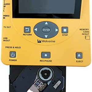 Wolverine TransMedia- Home Movie Digitizer - Preserve Your Old Videos from Camcorders, VCR’s and DVD’s into Digital Formats - HDMI Output, Worldwide 110-240V Adapter, 32GB SD Card Included