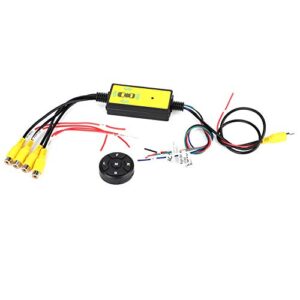 video switcher, intelligent car video switcher converter 4 input 1 output switch video system auto parts car accessories