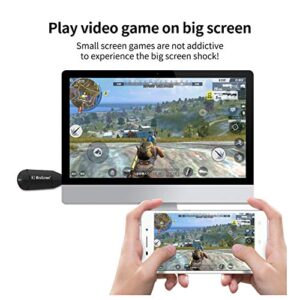 5G/2.4G Wireless Display Adapter, SmartSee 4K/1080P Screen Mirroring from iOS Android Phone Laptop to TV Projector Any HDMI Display, Dual Core Streaming Device Support Miracast Airplay DLNA