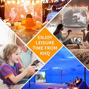 Mini Projector - Full HD 1080P Portable Home Theater Projector Pocket Projector Outdoor Movie Projector for Outdoor Yard, Travel, Camping, High Brightness and Large Screen(#2)