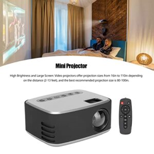 Mini Projector - Full HD 1080P Portable Home Theater Projector Pocket Projector Outdoor Movie Projector for Outdoor Yard, Travel, Camping, High Brightness and Large Screen(#2)